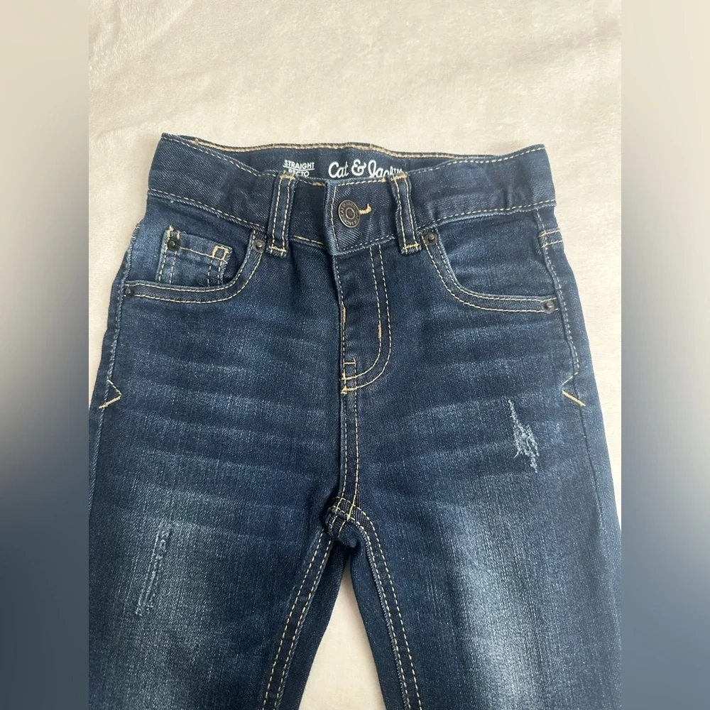 Kids Adjustable Waist Stretch Skinny Jeans - Cat & Jack Kids Size 18M